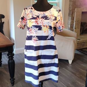 Floral Striped Dress